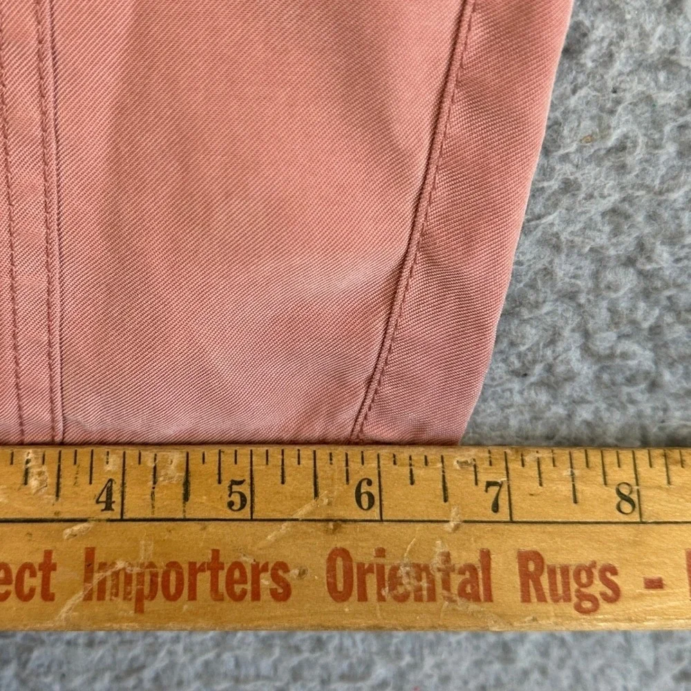 Old Navy Pants Womens Medium Terracotta Rose Cargo Tapered Casual Stretch Waist